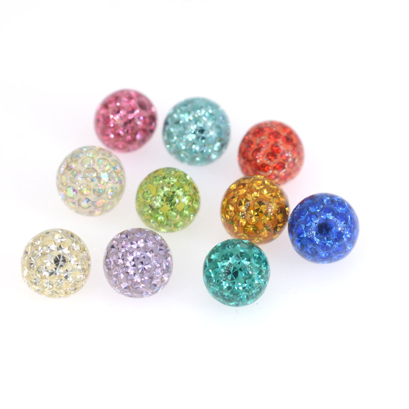 Body Jewelry Replacement Ball - 10 Pz 16g e 14g 3-5mm