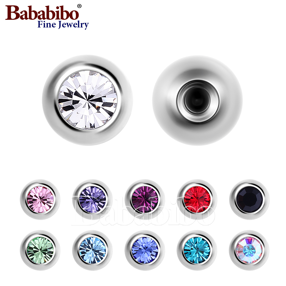 Body Jewelry Replacement Ball - Sfere di ricambio in titanio da