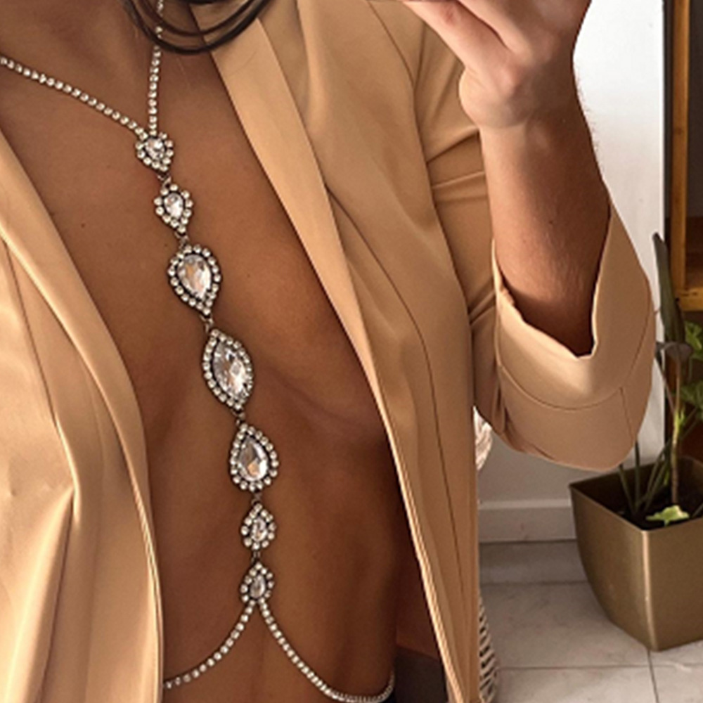Collana sexy con goccia d'acqu - Body Jewelry Necklace recensione e prezzo