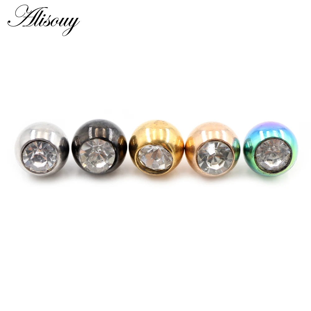 2 pezzi, 14G/16G, zircone, acc - Body Jewelry Replacement Ball recensione e prezzo