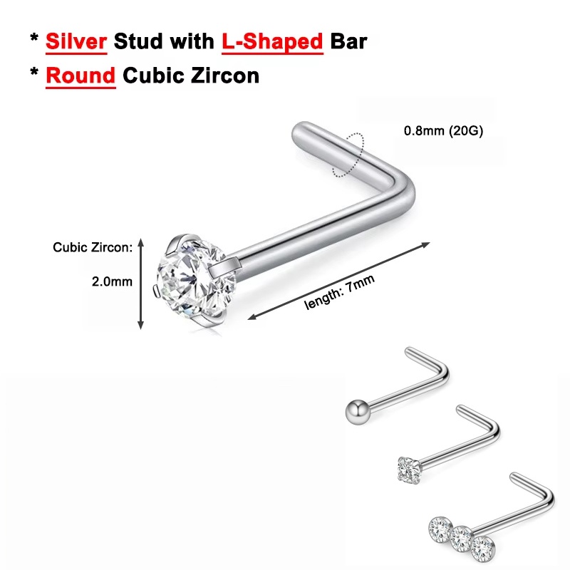 3 pezzi, 20G, anelli per pierc - Body Jewelry Surgical Steel recensione e prezzo