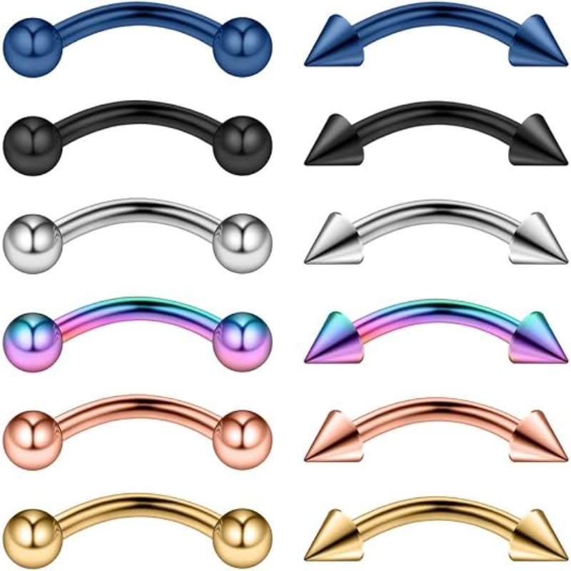 12 pezzi, anelli da 16G in acc - Body Jewelry Surgical Steel recensione e prezzo