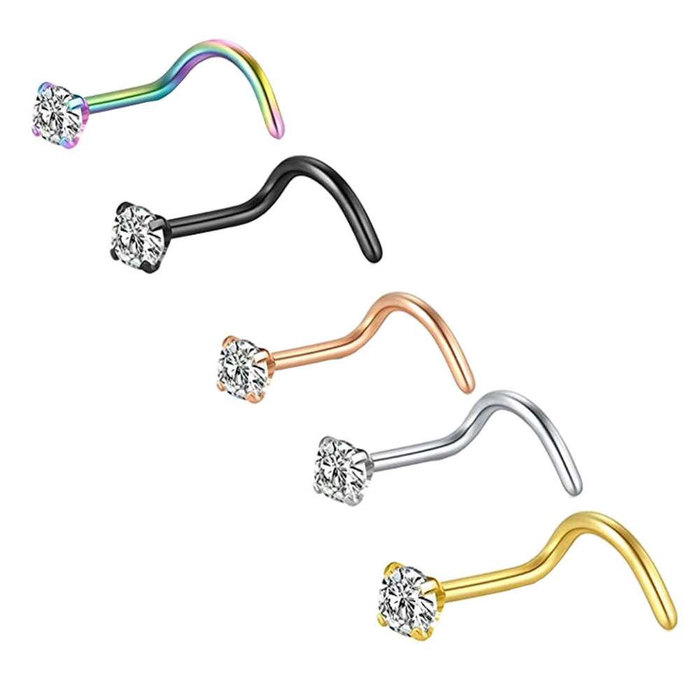 Piercing per Naso 20G in Accia - Body Jewelry Surgical Steel recensione e prezzo