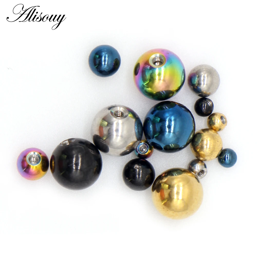 Alisouy 10 Pezzi/lottp Sfere d - Body Jewelry Replacement Ball recensione e prezzo