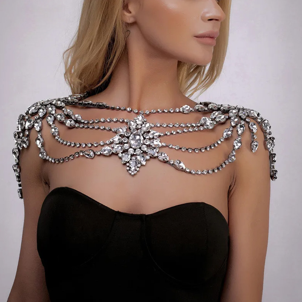 Boho Crystal Collana a catena  - Body Jewelry Necklace recensione e prezzo