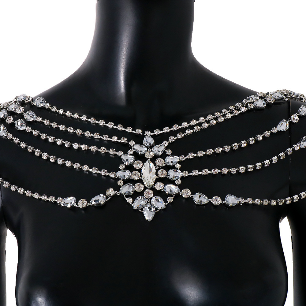Boho Crystal Collana a catena  - Body Jewelry Necklace recensione e prezzo
