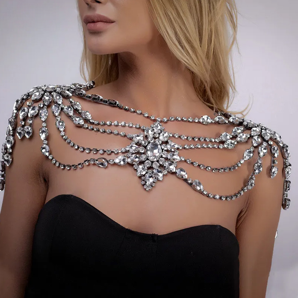 Boho Crystal Collana a catena  - Body Jewelry Necklace recensione e prezzo