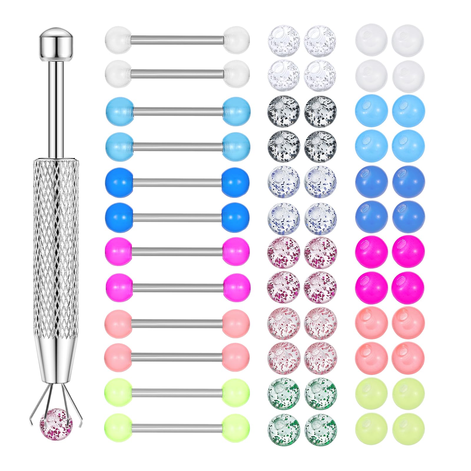 12PCS Barbell anelli capezzoli - Body Jewelry Replacement Ball recensione e prezzo