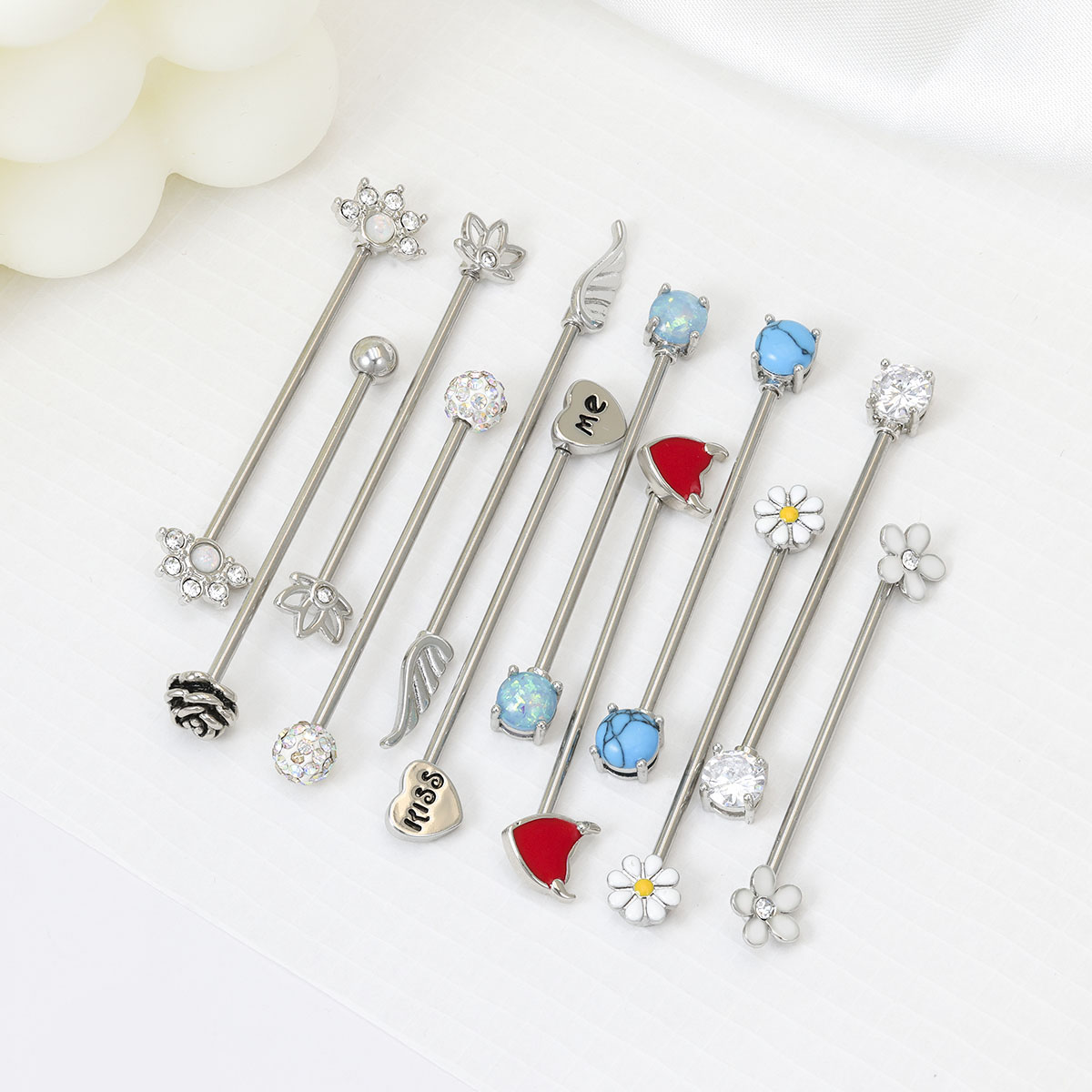 16G Frecce Cuori Bilanciere in - Body Jewelry Surgical Steel recensione e prezzo
