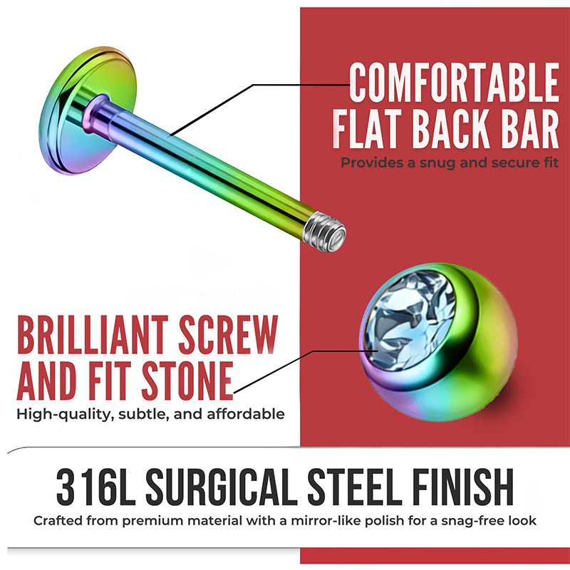 Piercing Labret/Tragus/Orecchi - Body Jewelry Surgical Steel recensione e prezzo