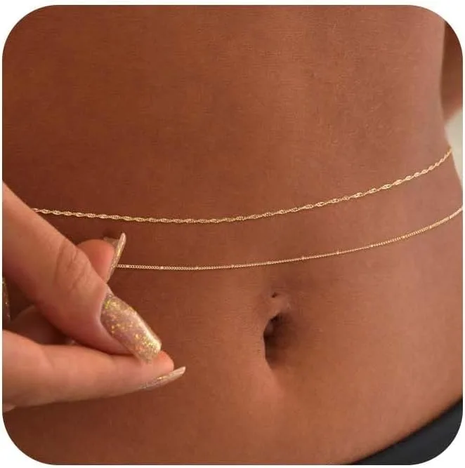 14k placcato oro 26-33 pollici - Body Jewelry For You recensione e prezzo